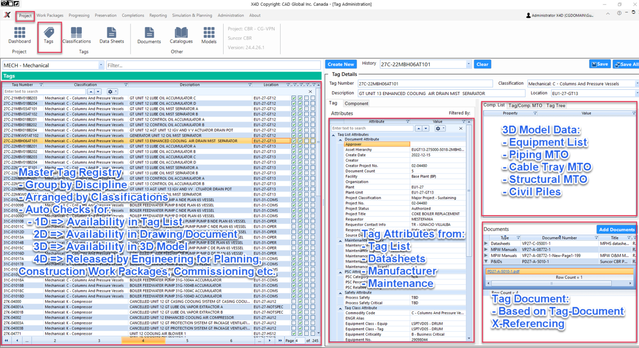 Tag Management without 3d Model